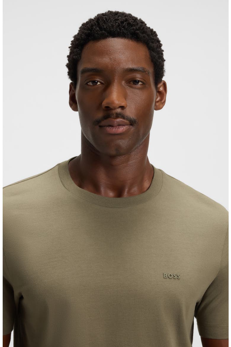 Thompson Solid T-Shirt, Alternate, color, OPEN BROWN