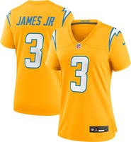 Nike Women's Nike Derwin James Jr. Gold Los Angeles Chargers Alternate Charger Power Game Jersey