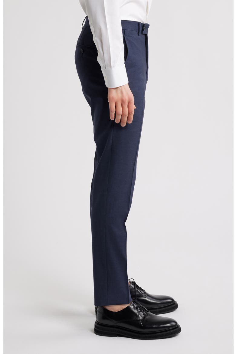 Ross Slim Fit Stretch Wool Pants, Alternate, color, BLUE/ GREY