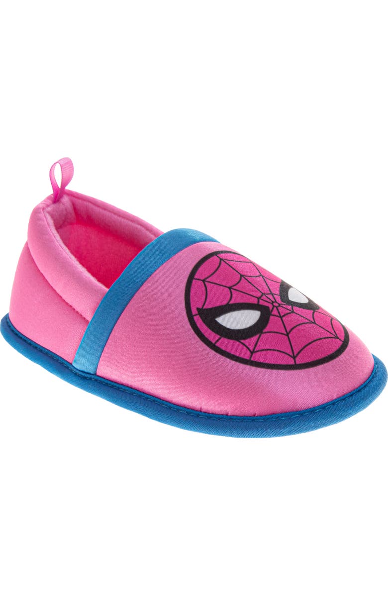 Spider-Man Spiderman Slipper Toddler Little Kid, Main, color, Pink/Blue