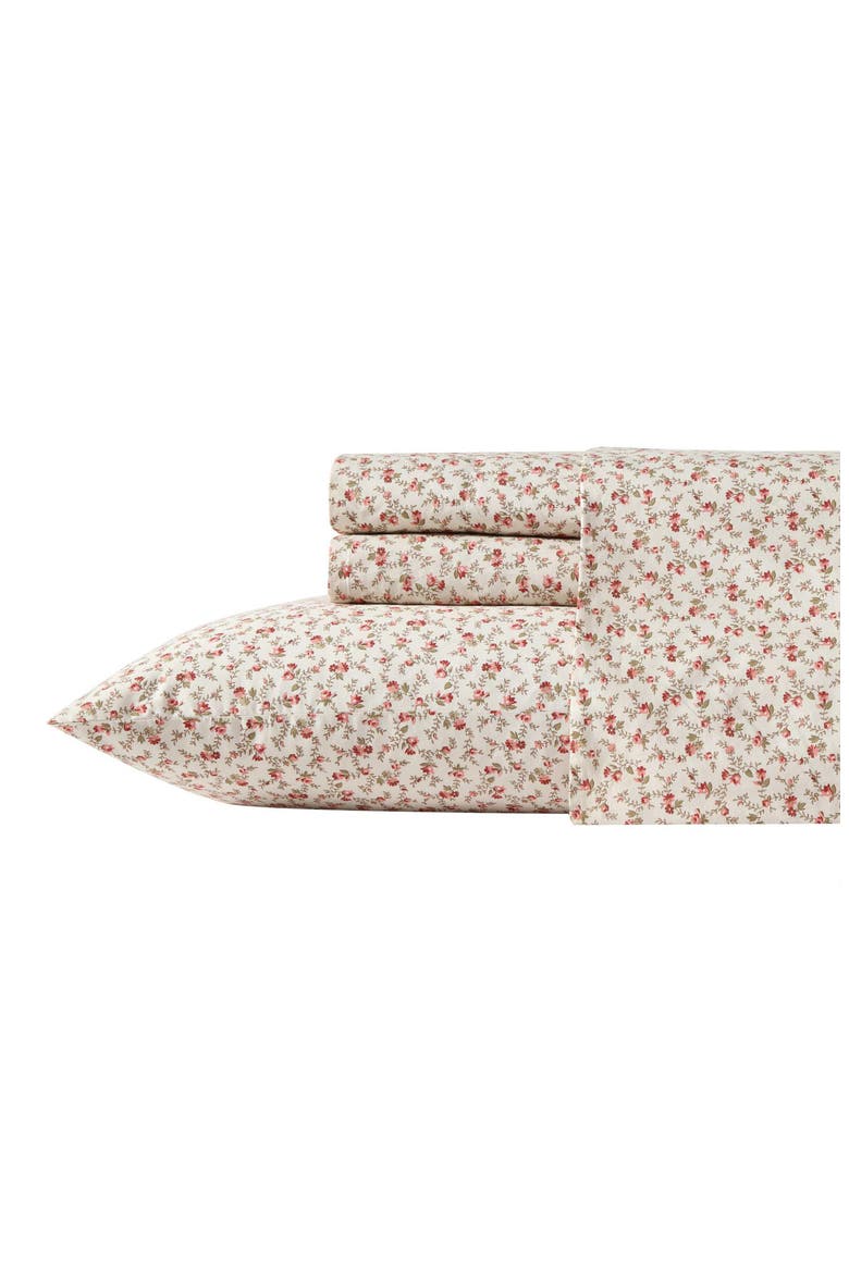 Sweet Success Cotton Percale Sheet Set, Main, color, PINK