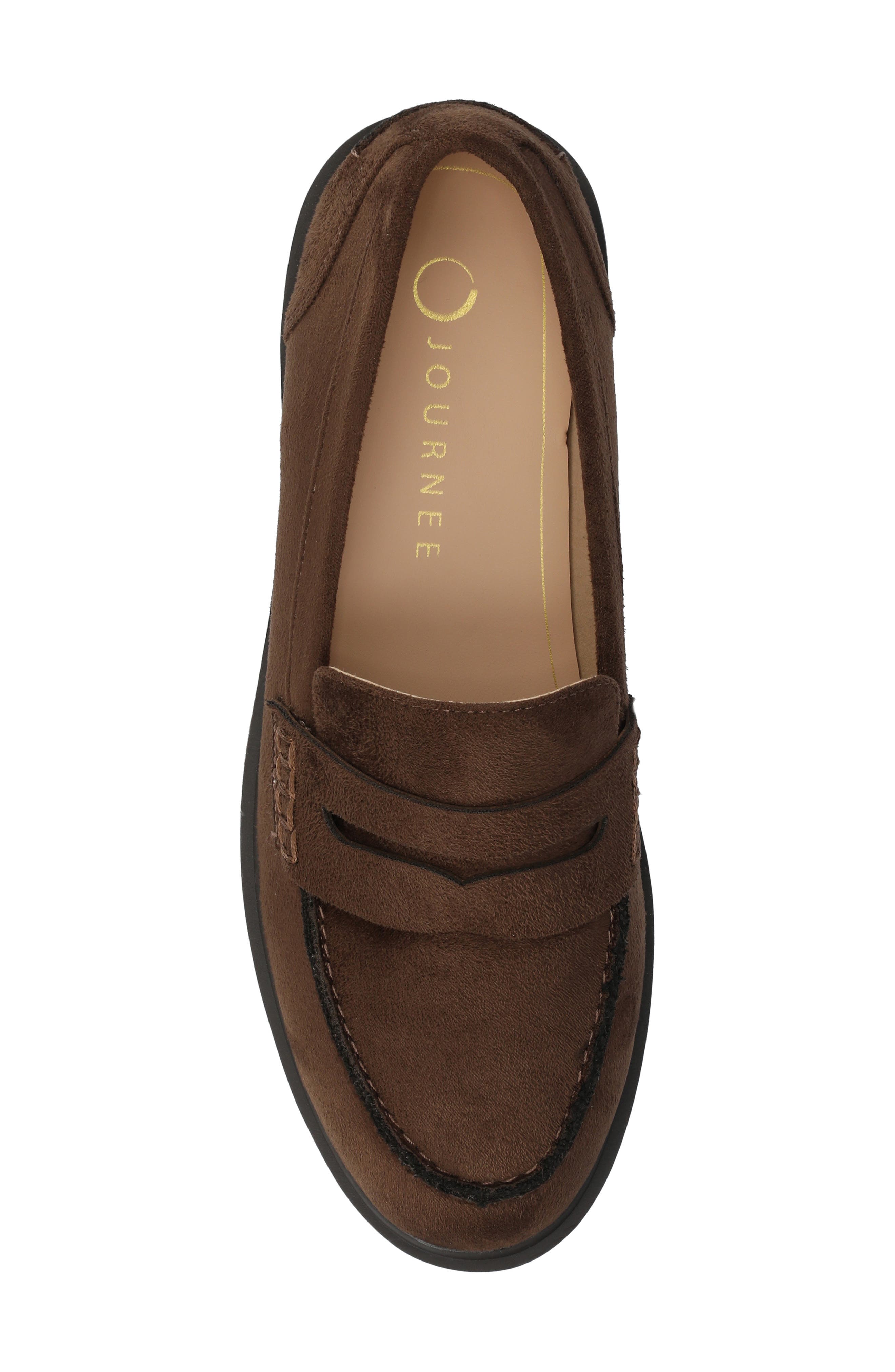 Brooks Penny Loafer, Alternate, color, CHOCOLATE