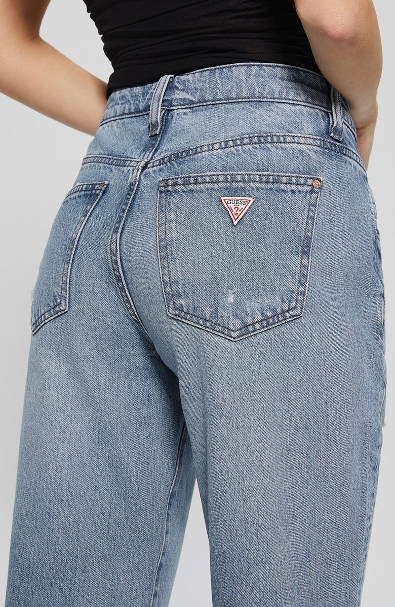 GUESS High Rise Cuffed Boyfriend Jeans, Alternate, color, Nonsense