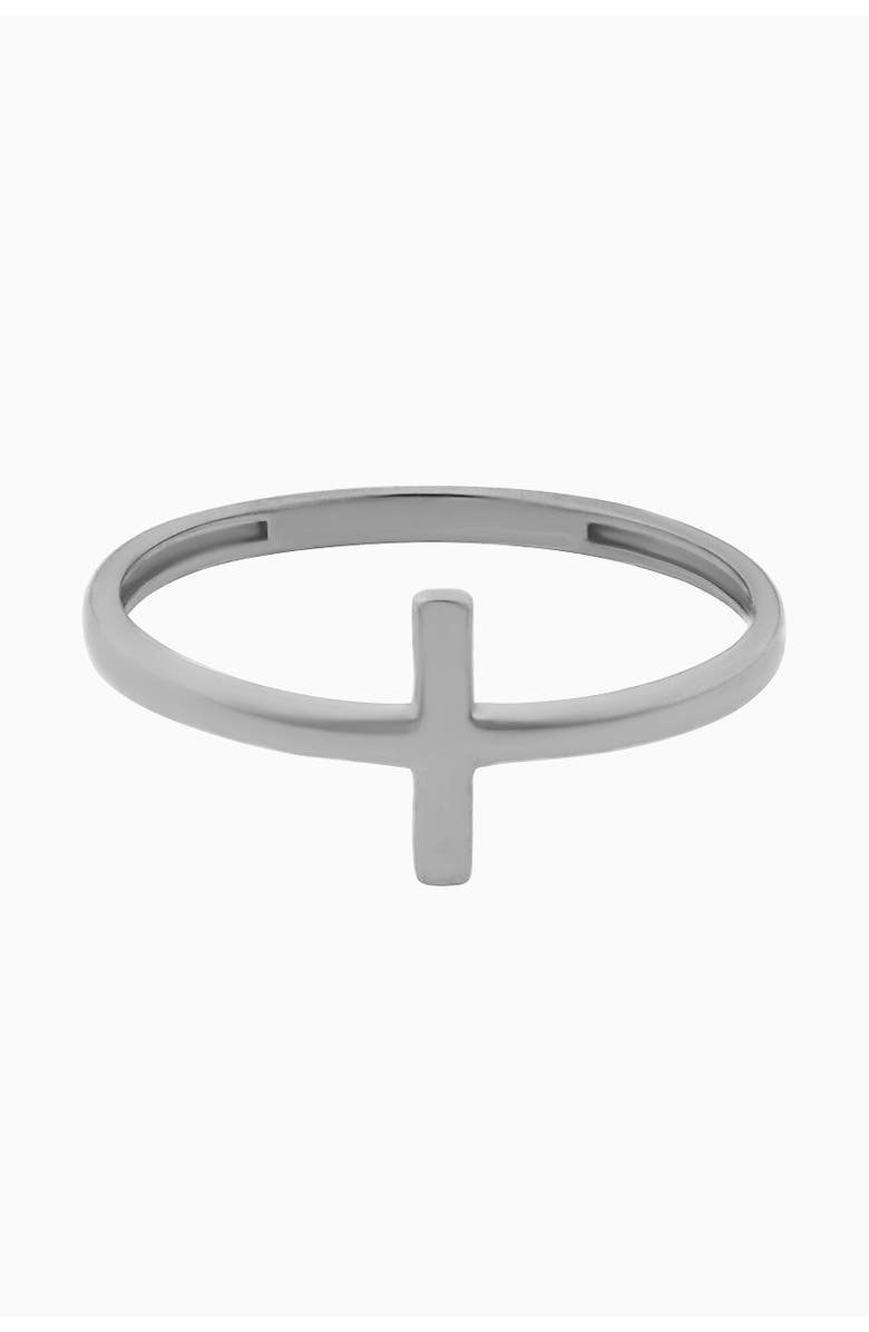 Oradina 10K White Gold Vatican Ring, Alternate, color, White Gold