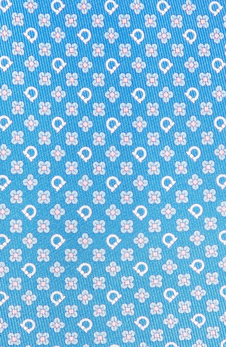 FERRAGAMO Salvatore Ferragamo Micro Geo Print Silk Tie, Alternate, color,
