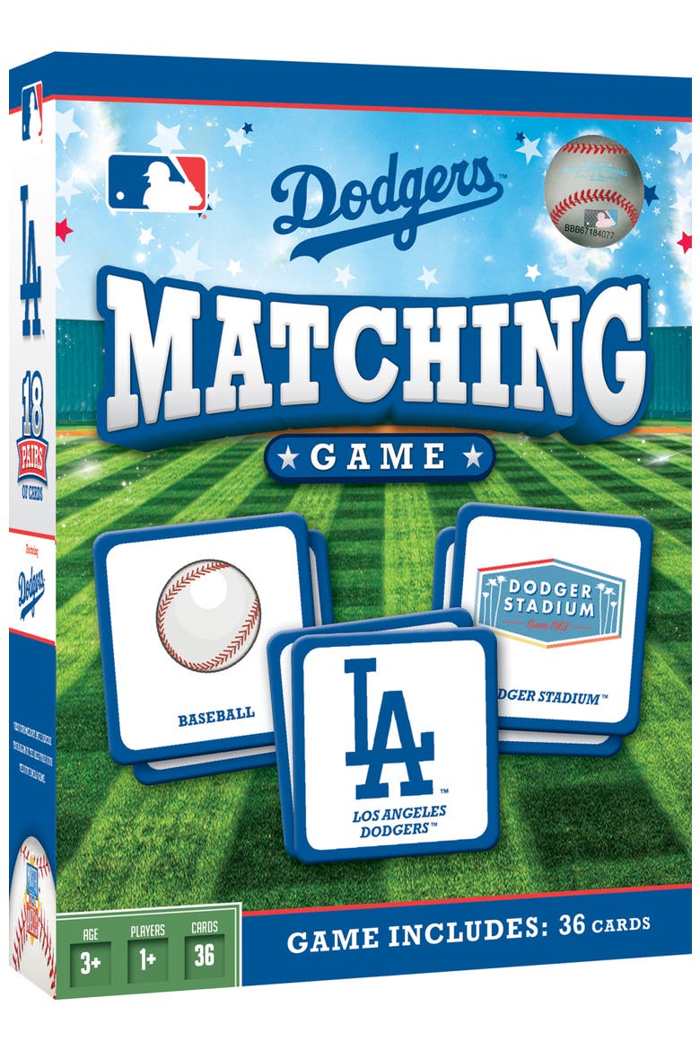 Los Angeles Dodgers Matching Game, Main, color, Multicolor