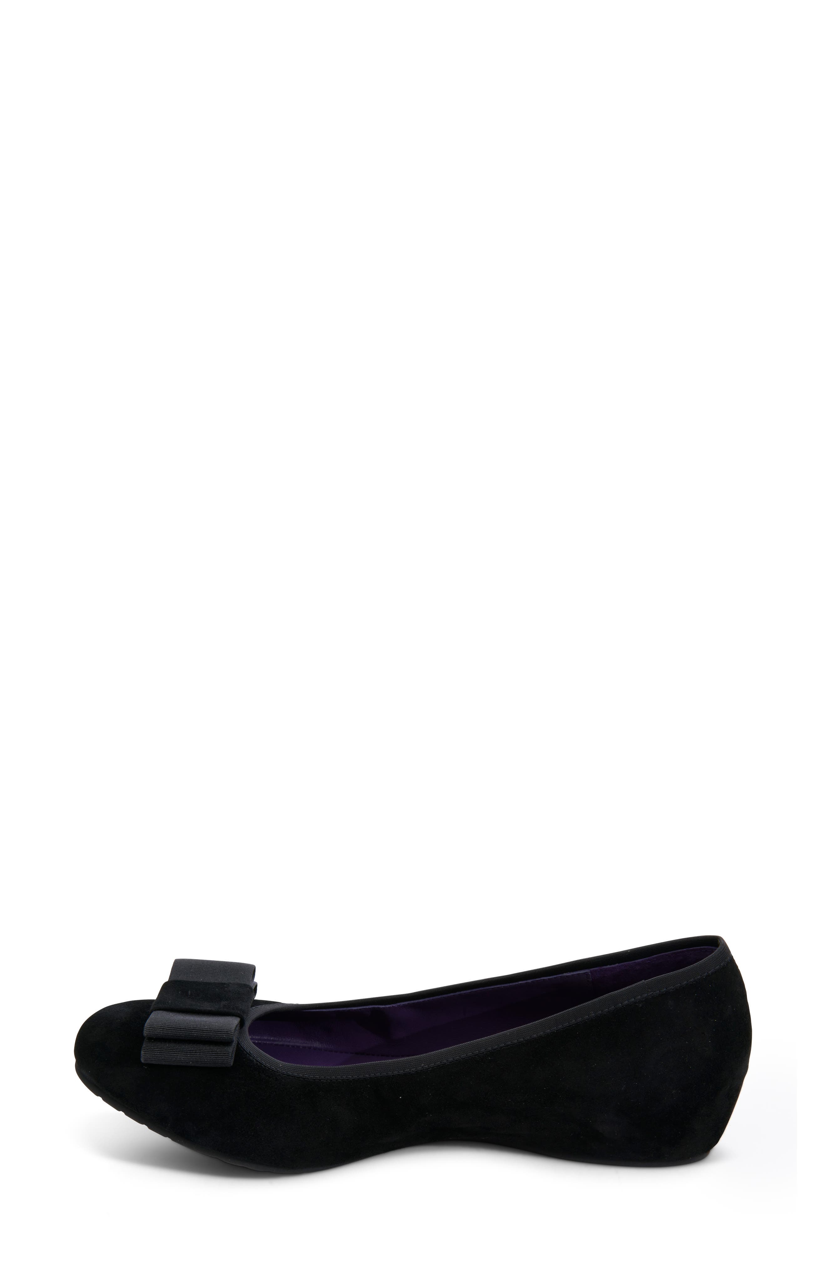 VANELi Polly Bow Flat, Alternate, color, Black