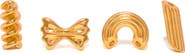 Girls Crew Al Dente Pasta Set of 4 Stud Earrings