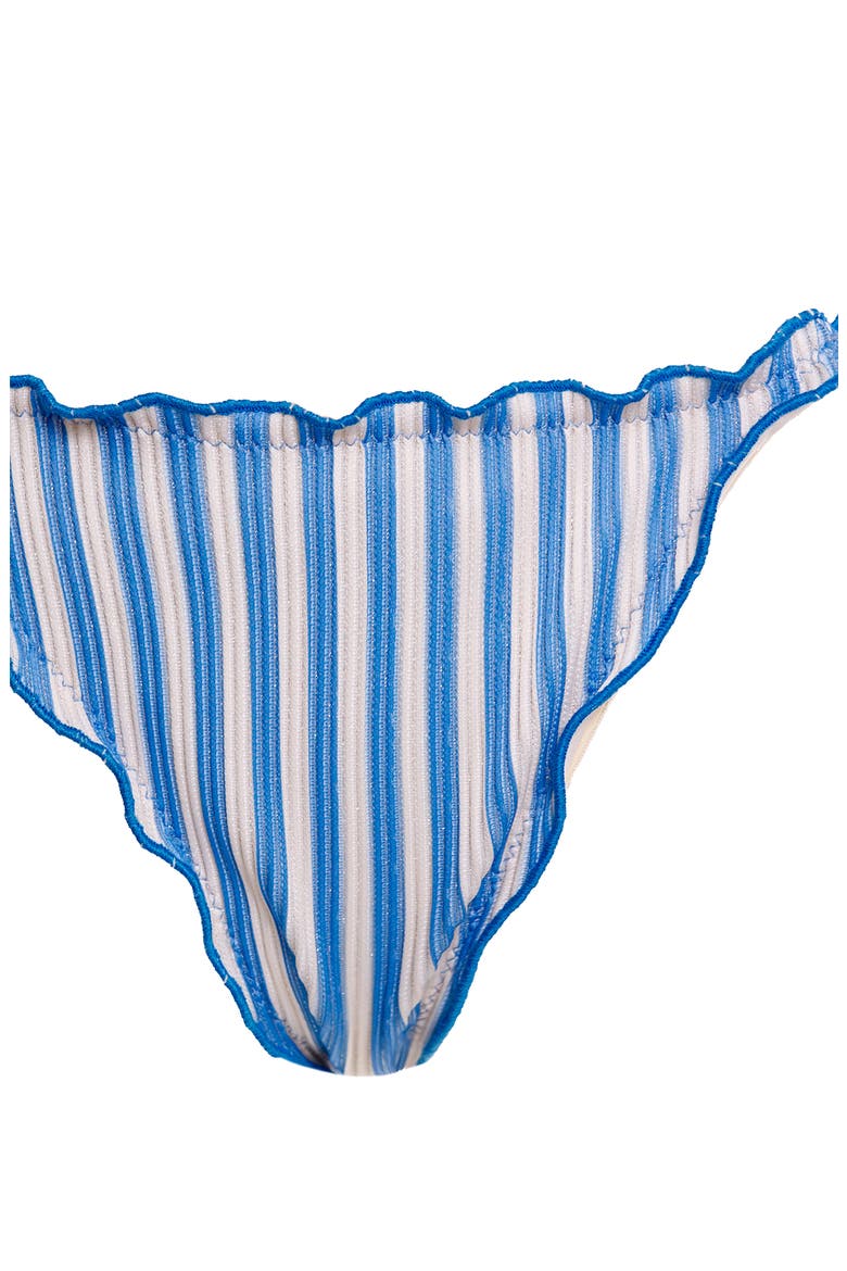 Alegria Citrus Metallic Stripe Bikini Bottoms, Alternate, color, BLUE MULTI