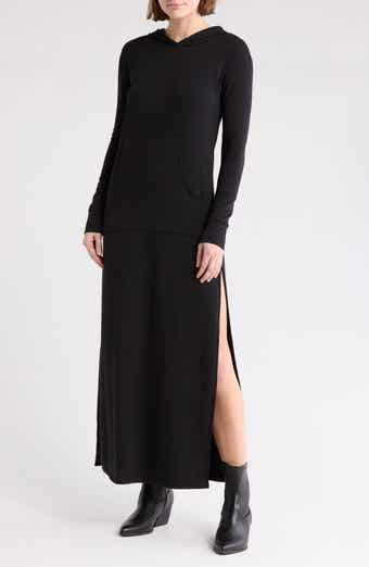 GO COUTURE Hooded Maxi Dress