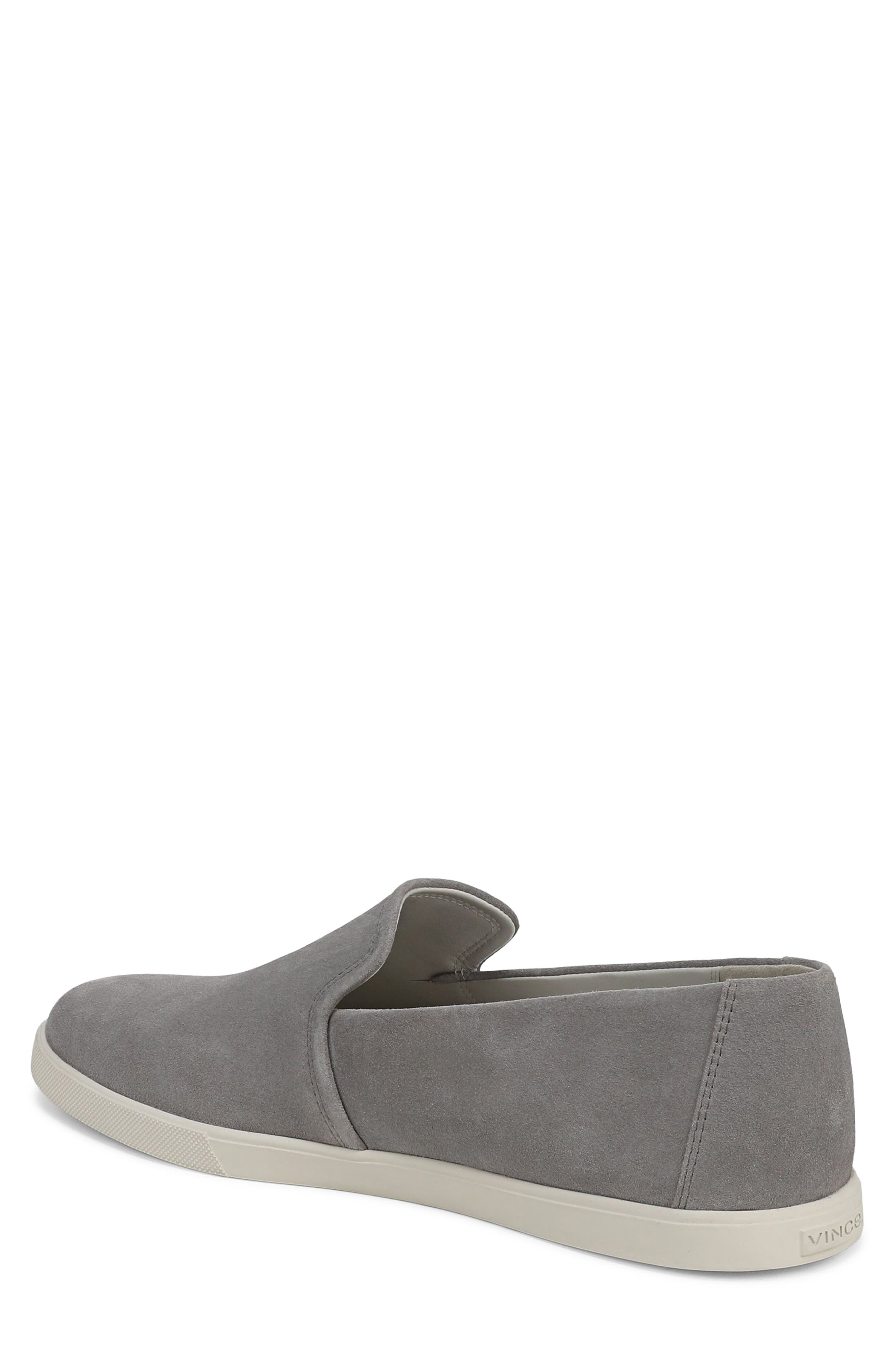 Vince Sean Suede Loafer Sneaker, Alternate, color, Smoke Grey