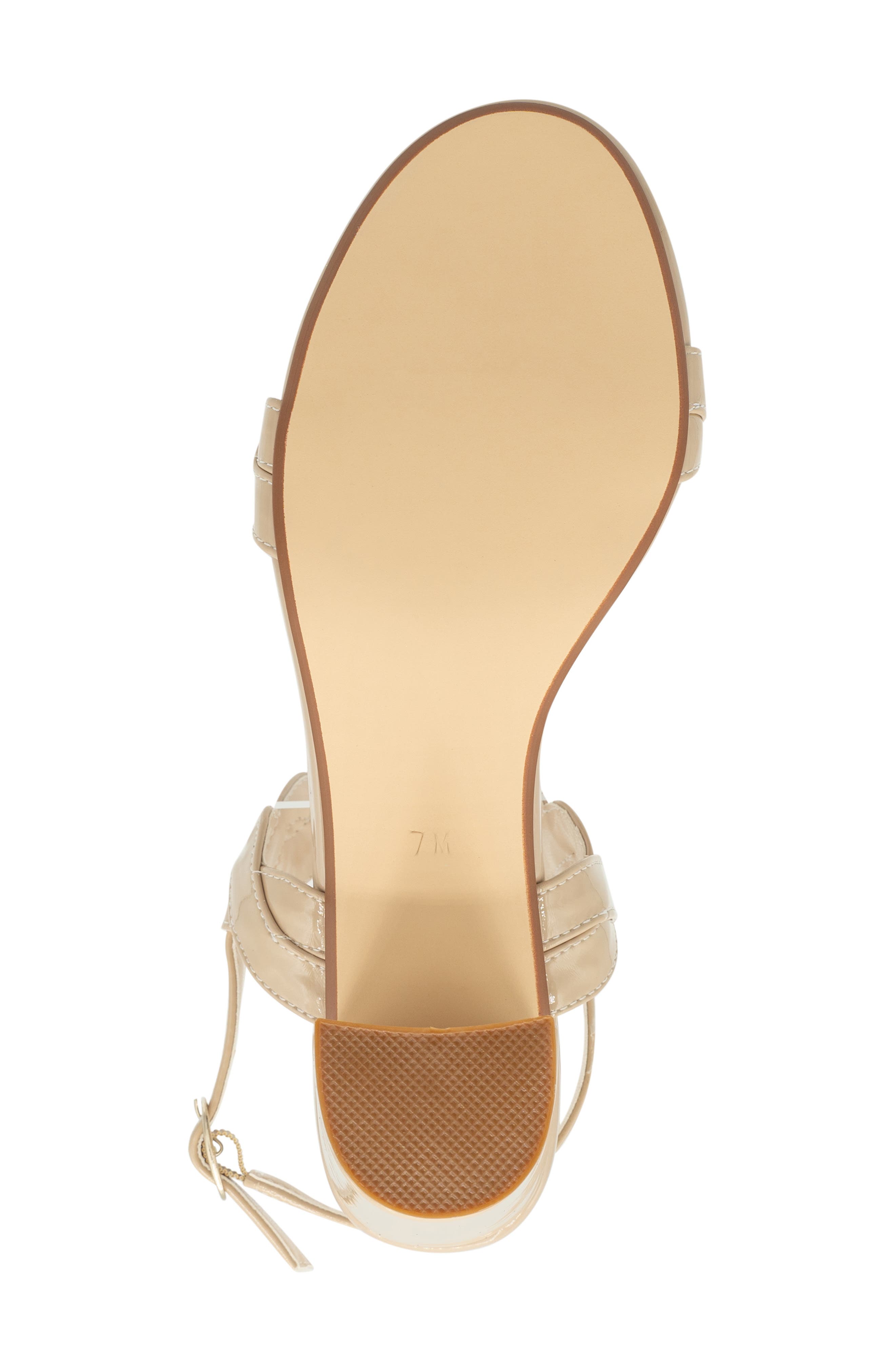 Champagne Ankle Strap Sandal, Alternate, color, NUDE