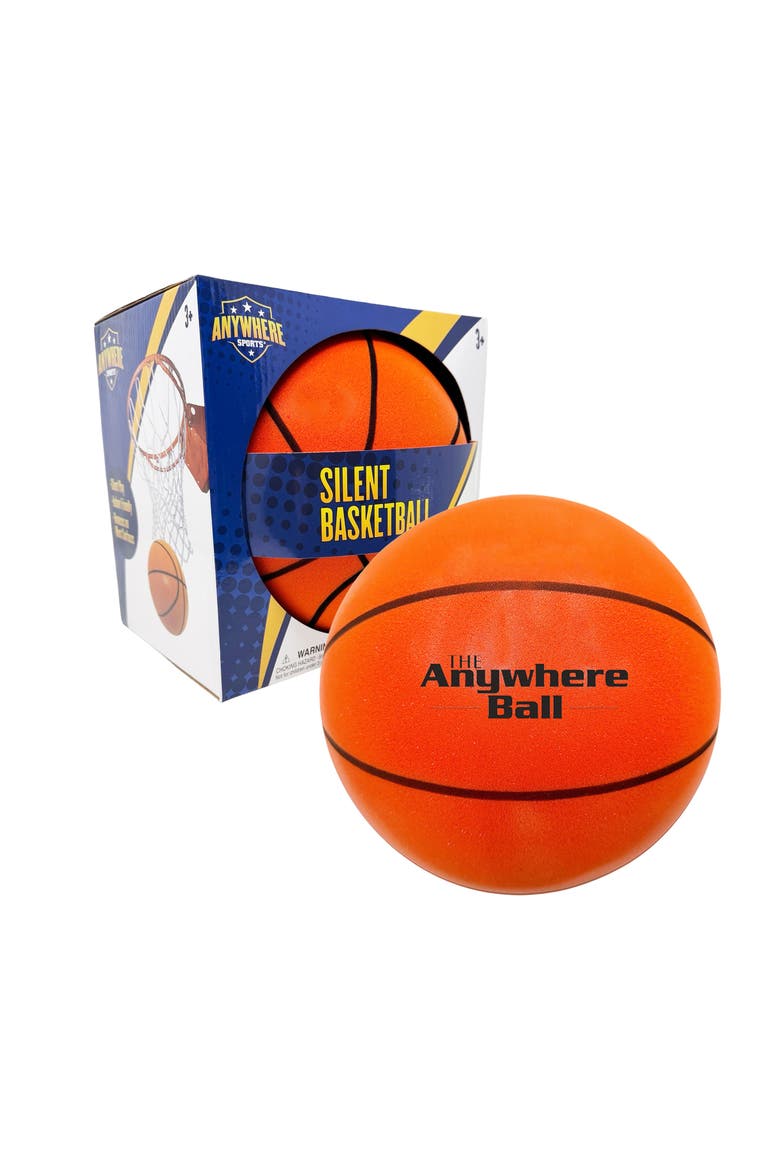 Silent Basketball 9.5 Inch, Main, color, Multicolored