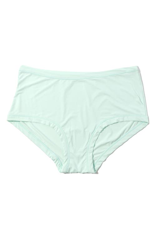 Hanky Panky Yourfit High Rise Boyshort In Crystal Clear Blue