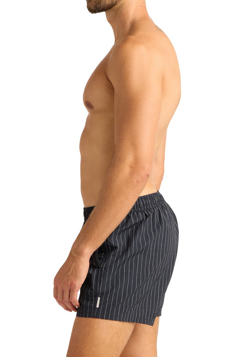 AUTO-REPLY<sup>™</sup> Print 4-Inch Nylon Swim Trunks, Alternate, color, Tailored Stripe/Storm