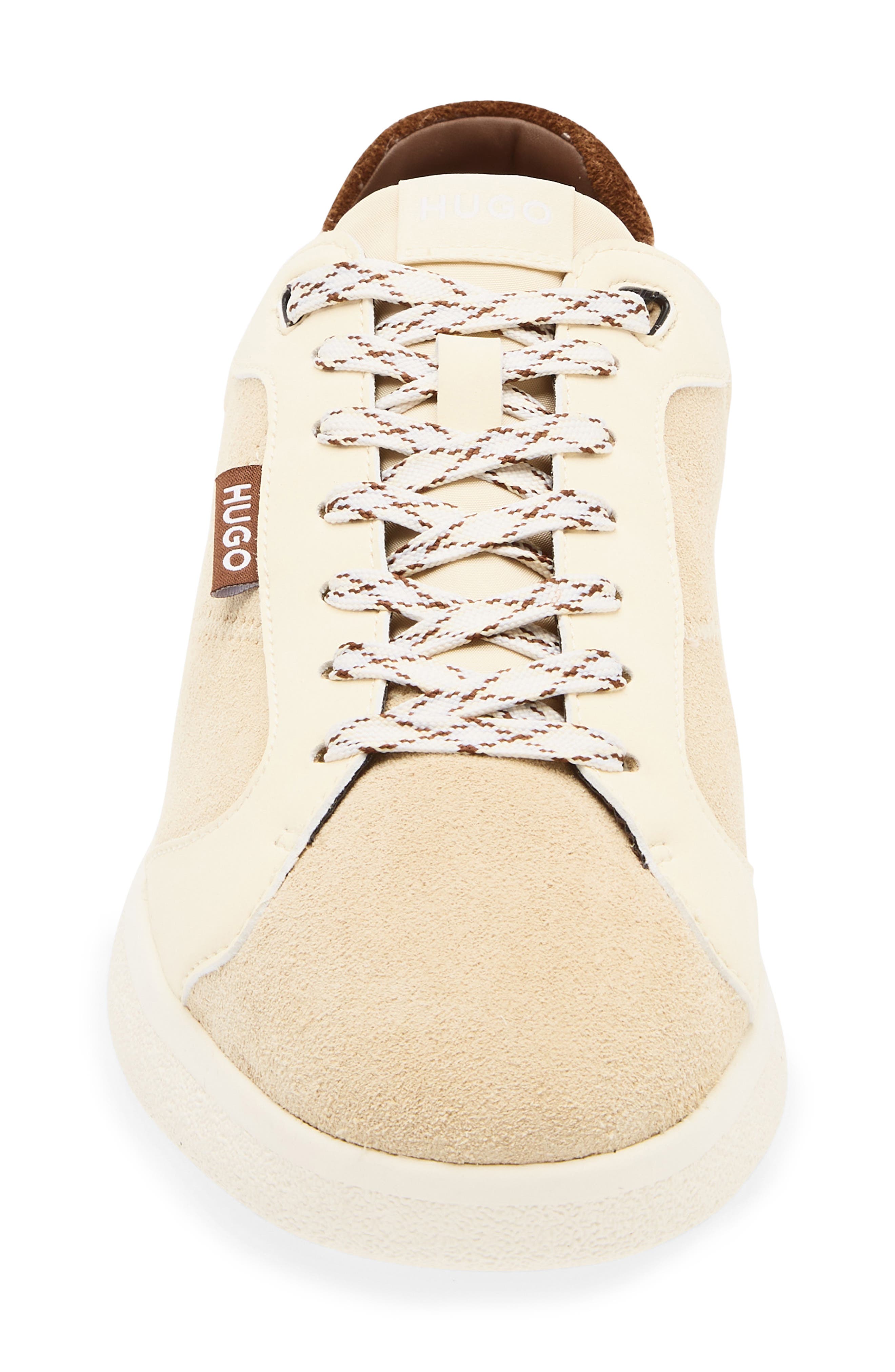 BOSS Riven Tennis Sneaker, Alternate, color, Light Beige