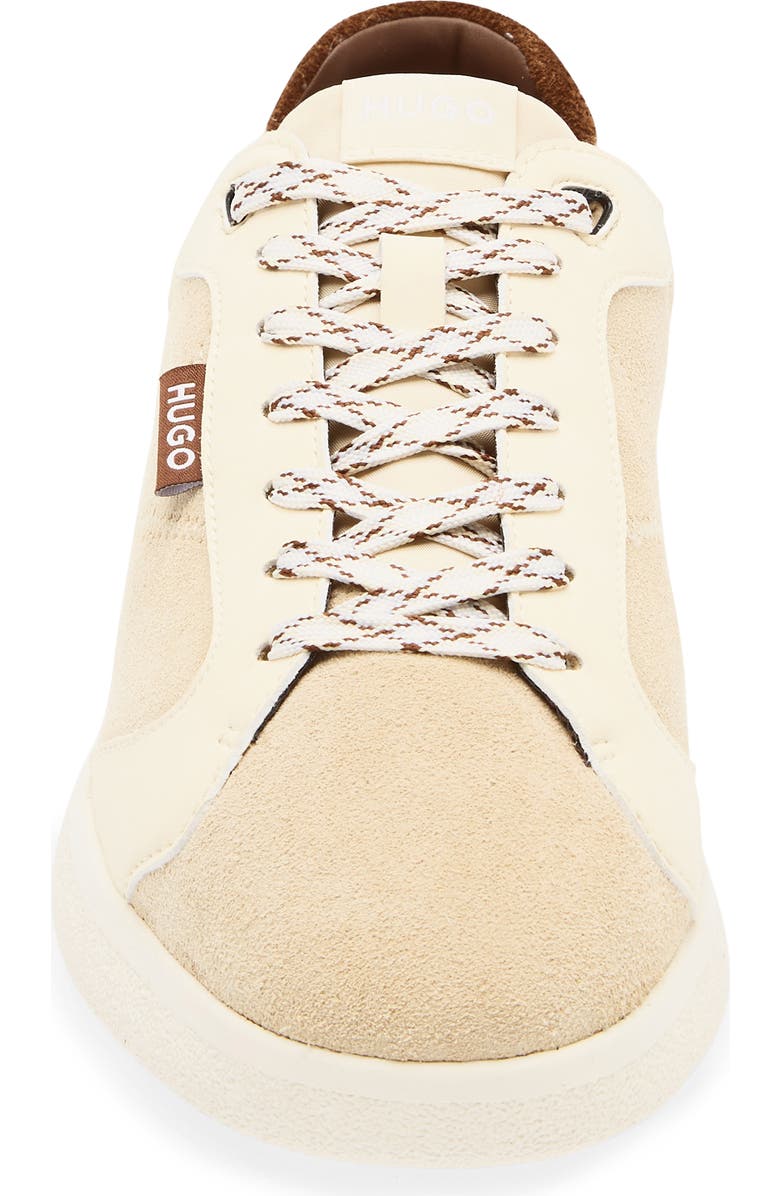 BOSS Riven Tennis Sneaker, Alternate, color, Light Beige