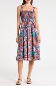 Hutch Tristan Colorblock Stripe Cotton Sundress