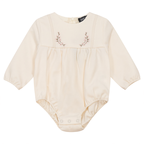 Floral Embroidered Long Sleeves Bubble (Baby)