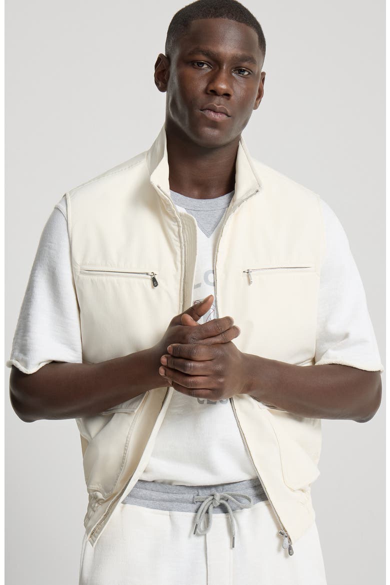 Nylon vest with padding, Alternate, color, Panama