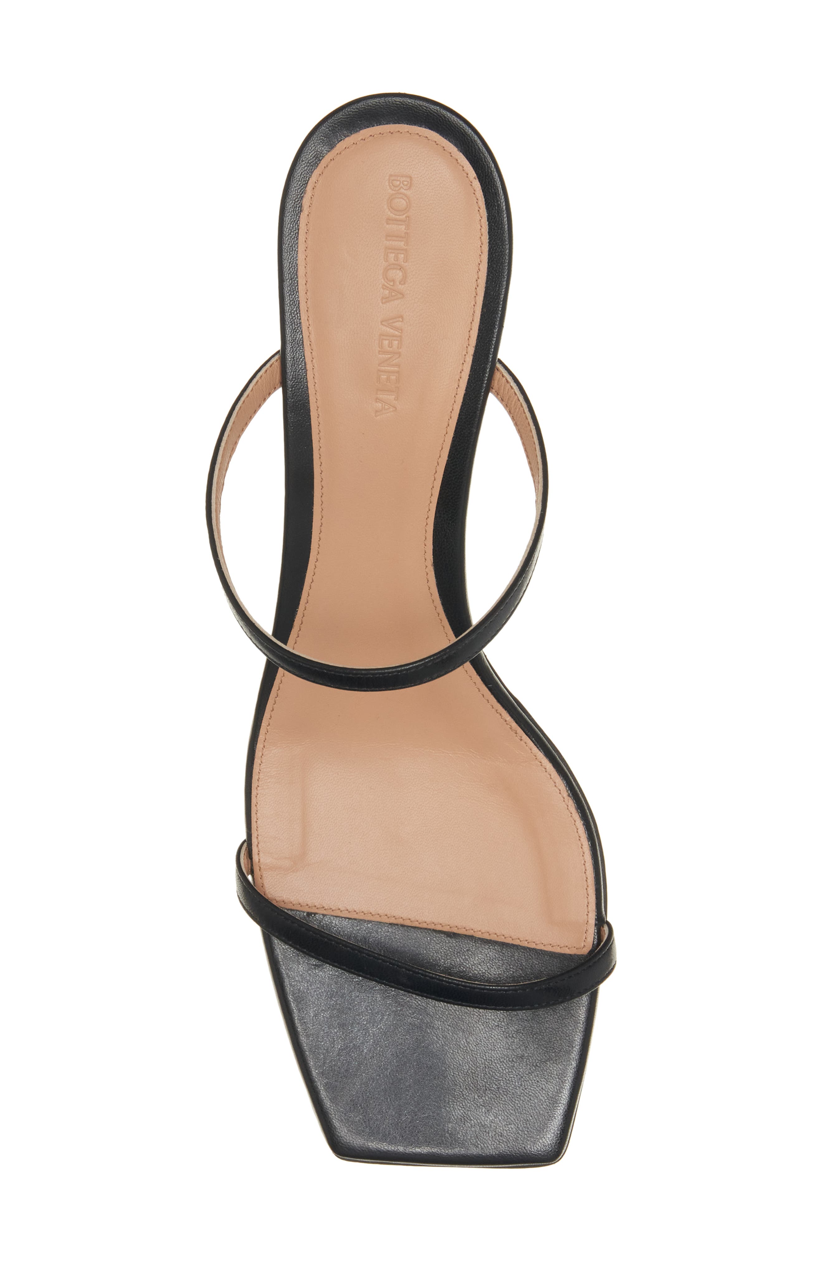 Bottega Veneta Knot Kitten Heel Slide Sandal, Alternate, color, Black