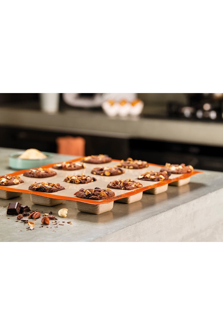 Perfect Non-Stick Brownie Mold, Alternate, color, Orange