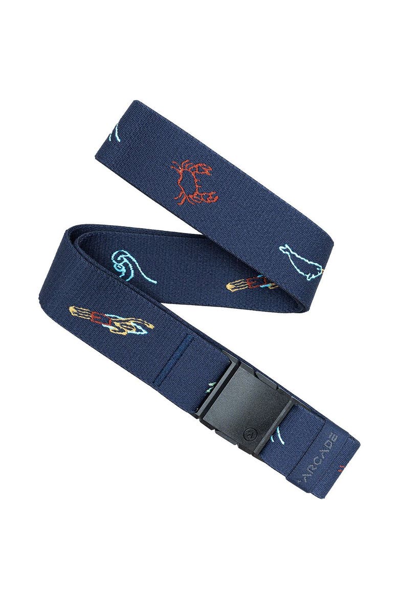 Save The Waves Belt, Main, color, Navy