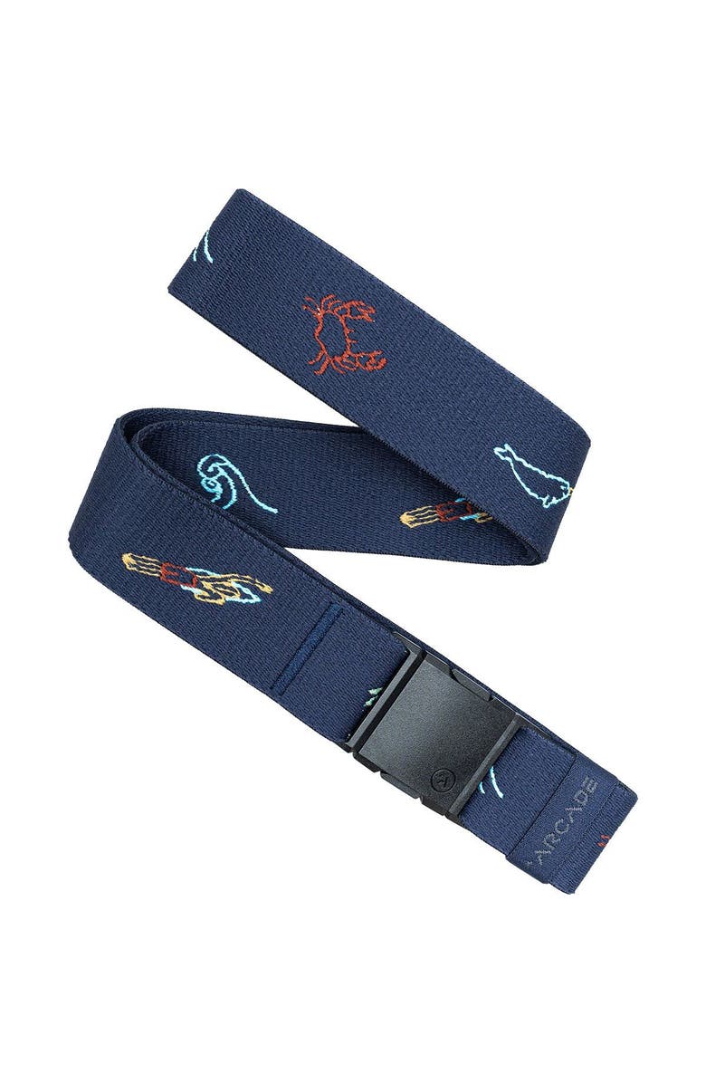 ARCADE Save The Waves Belt, Main, color, Navy