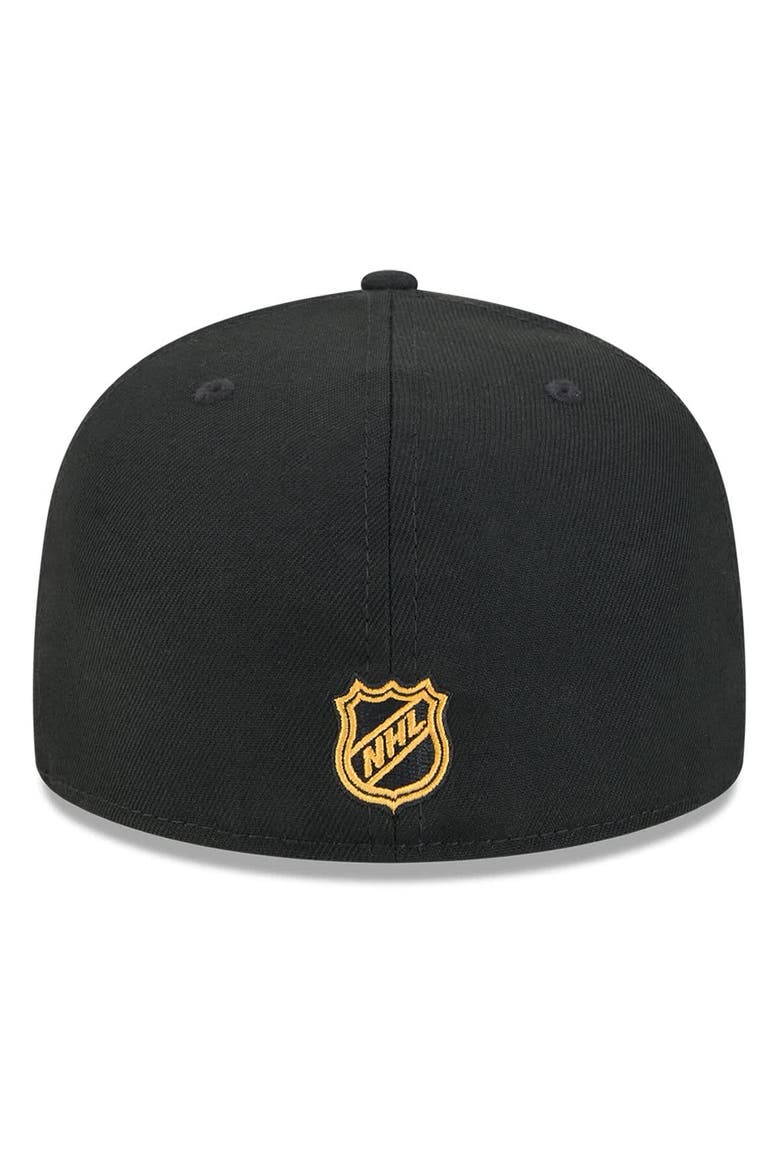 Men's New Era  Black Boston Bruins Core 59FIFTY Fitted Hat, Alternate, color, Black