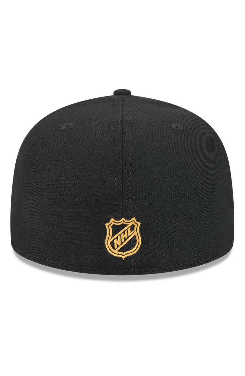 New Era Men's New Era  Black Boston Bruins Core 59FIFTY Fitted Hat, Alternate, color, Black