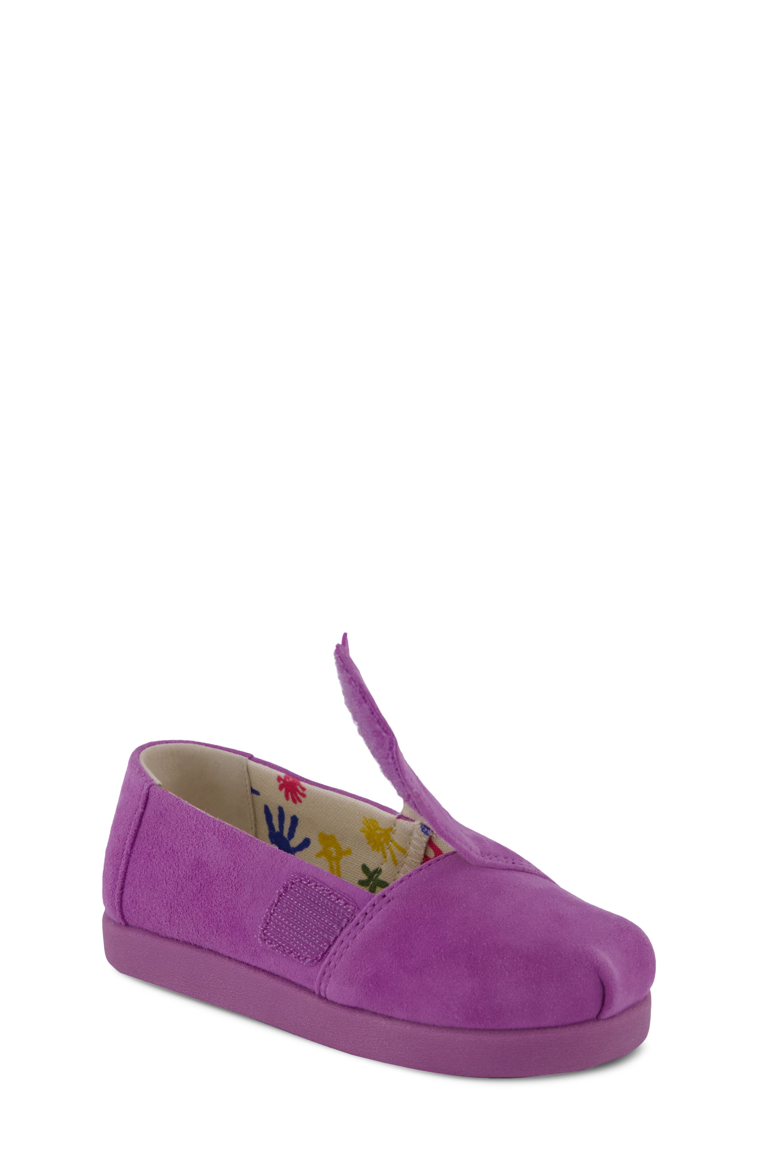 TOMS x Jamie Mizrahi Kids' Alp FWD Water Repellent Suede Slip-On Espadrille, Alternate, color, 