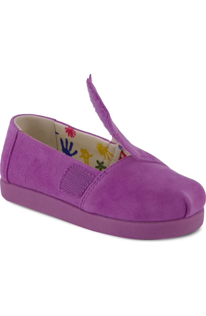 TOMS x Jamie Mizrahi Kids' Alp FWD Water Repellent Suede Slip-On Espadrille, Alternate, color,