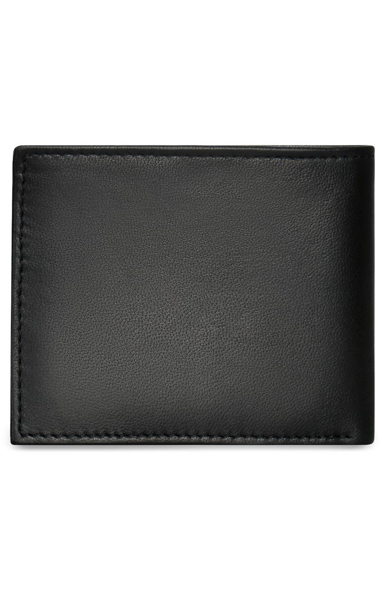 CHAMPS Classic ID Flap Leather Bifold Wallet, Alternate, color,