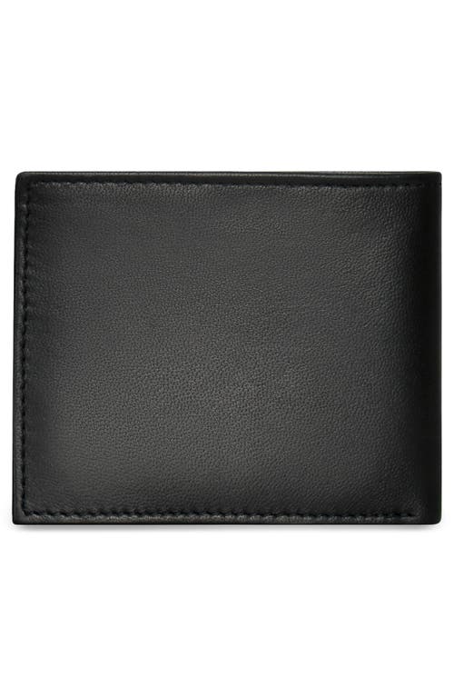 CHAMPS CHAMPS CLASSIC ID FLAP LEATHER BIFOLD WALLET