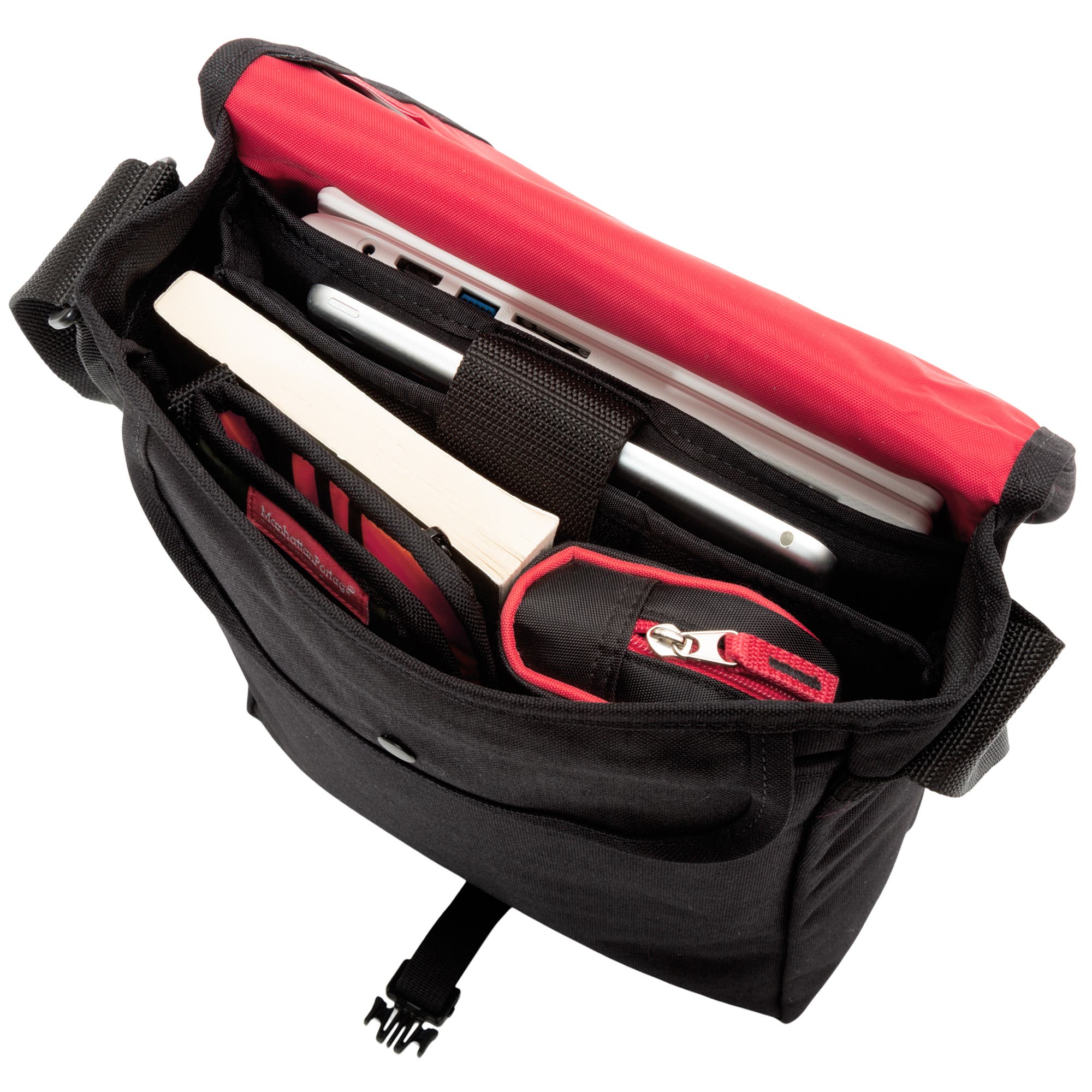 Manhattan Portage Manhattan Laptop Bag, Alternate, color, Black