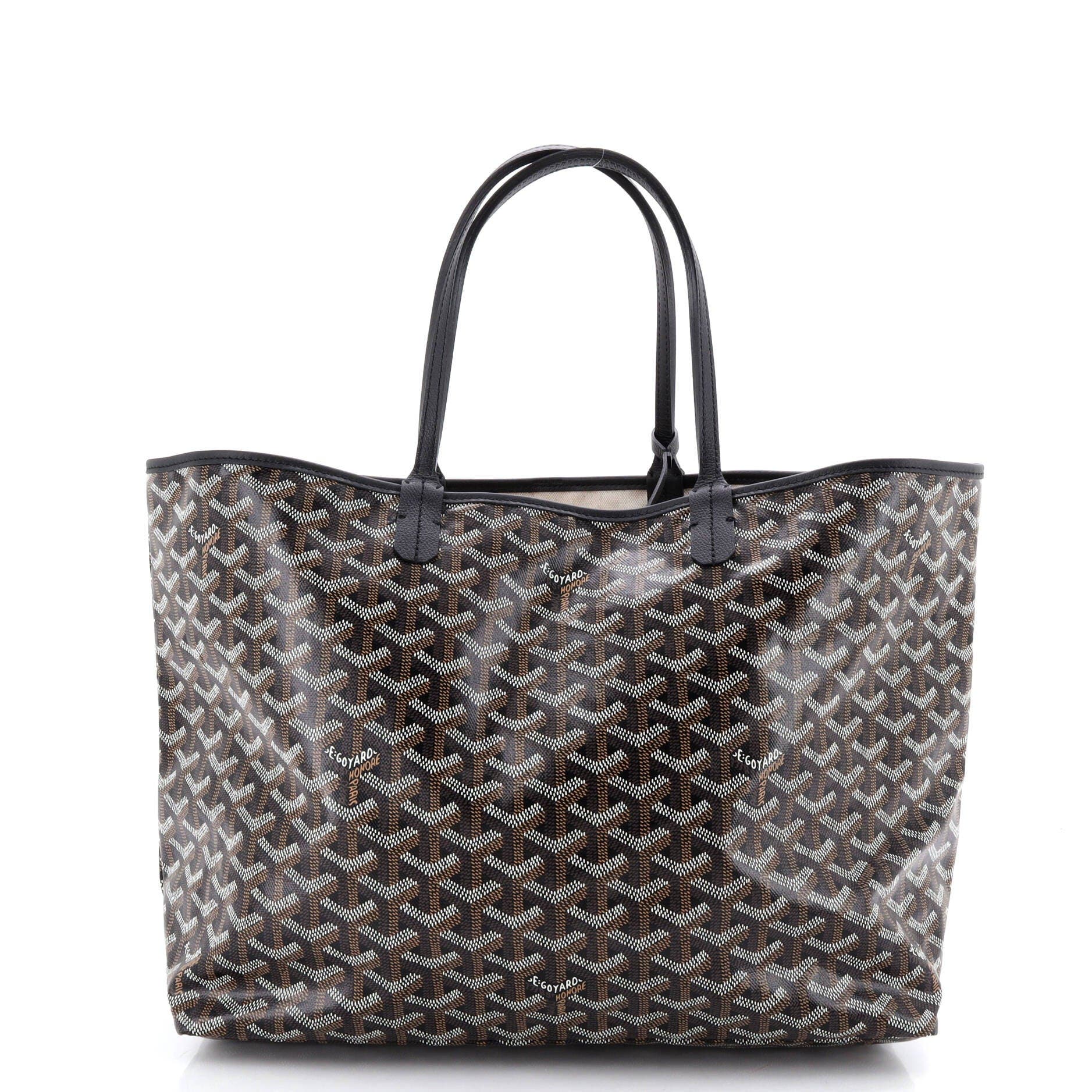 Saint Louis Tote Coated Canvas PM, Main, color, Black