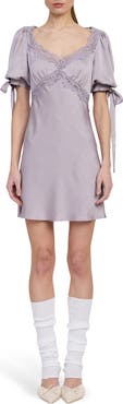En Saison Aracella Puff Sleeve Minidress