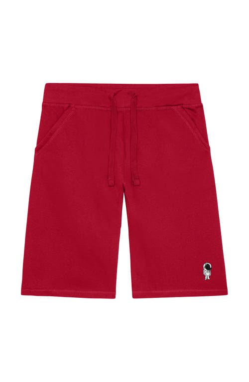Dalix Mens Astronaut Midweight Fleece Short In Red