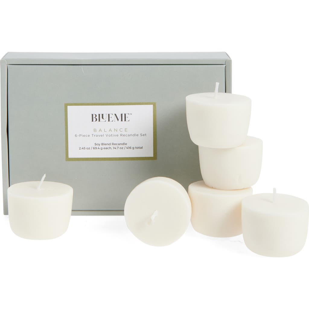 Blueme Balance 6-Piece Travel Votive Wax Refill Set  product