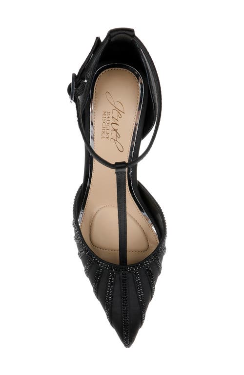 Jewel Badgley Mischka Faithlyn T-strap Pointed Toe Pump