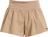 SKIMS Woven Stretch Cotton Flutter Shorts