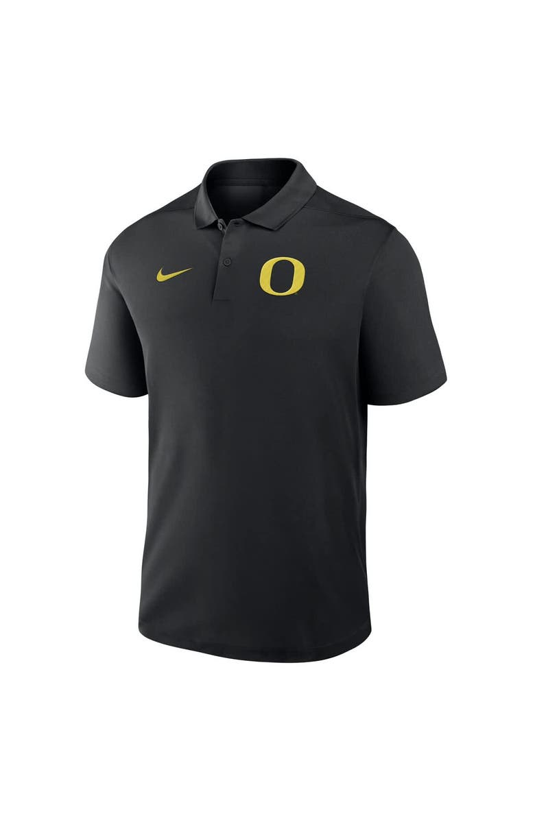 Nike Men's Nike Black Oregon Ducks Primetime Victory Primary Logo Performance Polo, Alternate, color,