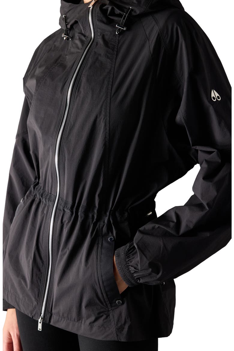 Skyline 3Q Hooded Jacket, Alternate, color, BLACK
