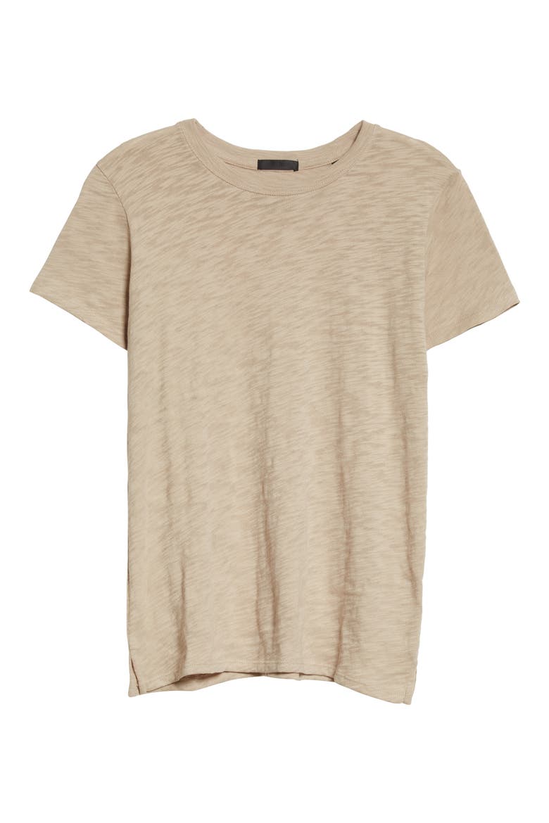 Schoolboy Cotton Crewneck T-Shirt, Alternate, color, SPARROW
