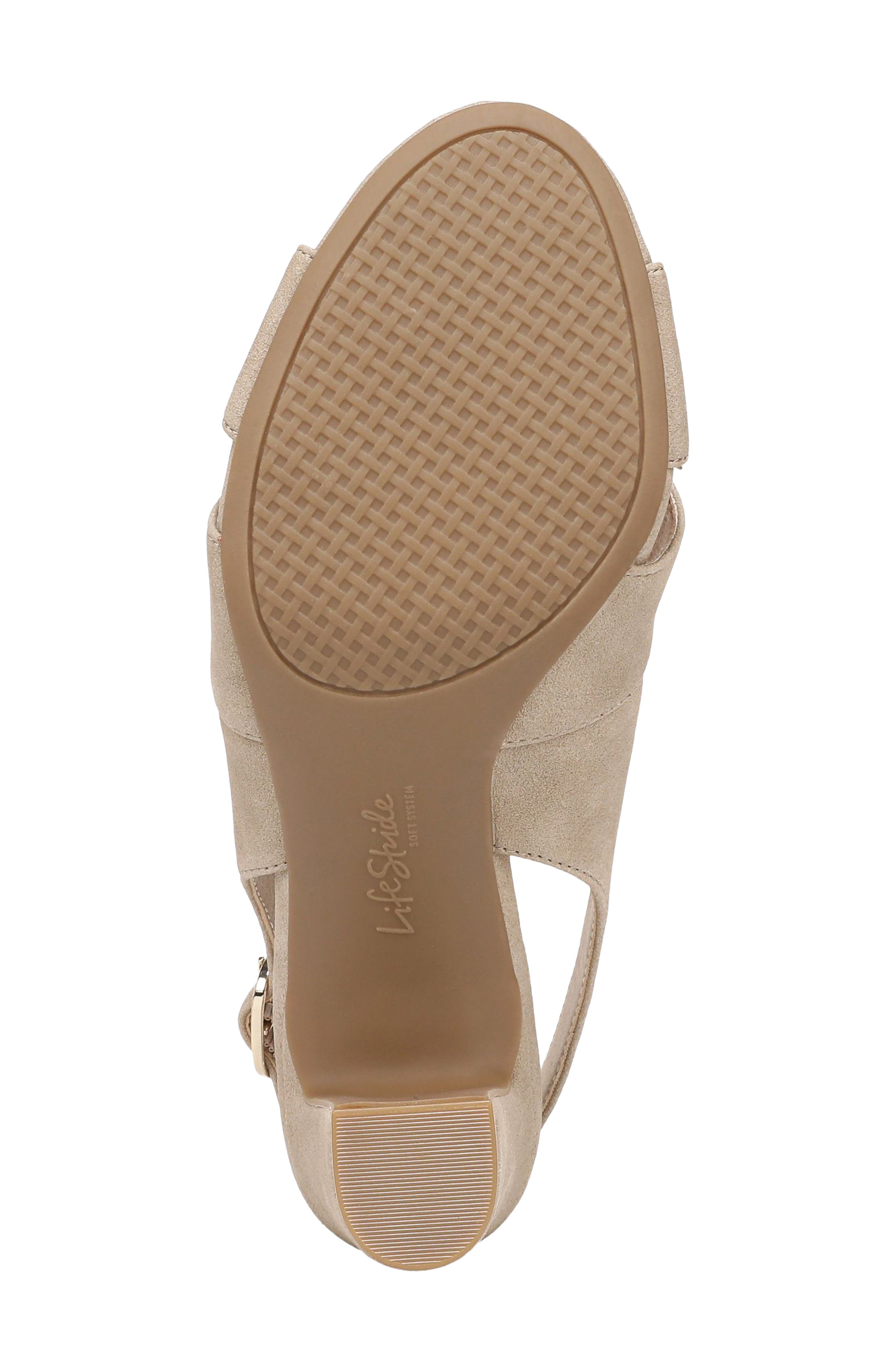 LifeStride Freesia Slingback Sandal, Alternate, color, Dark Taupe