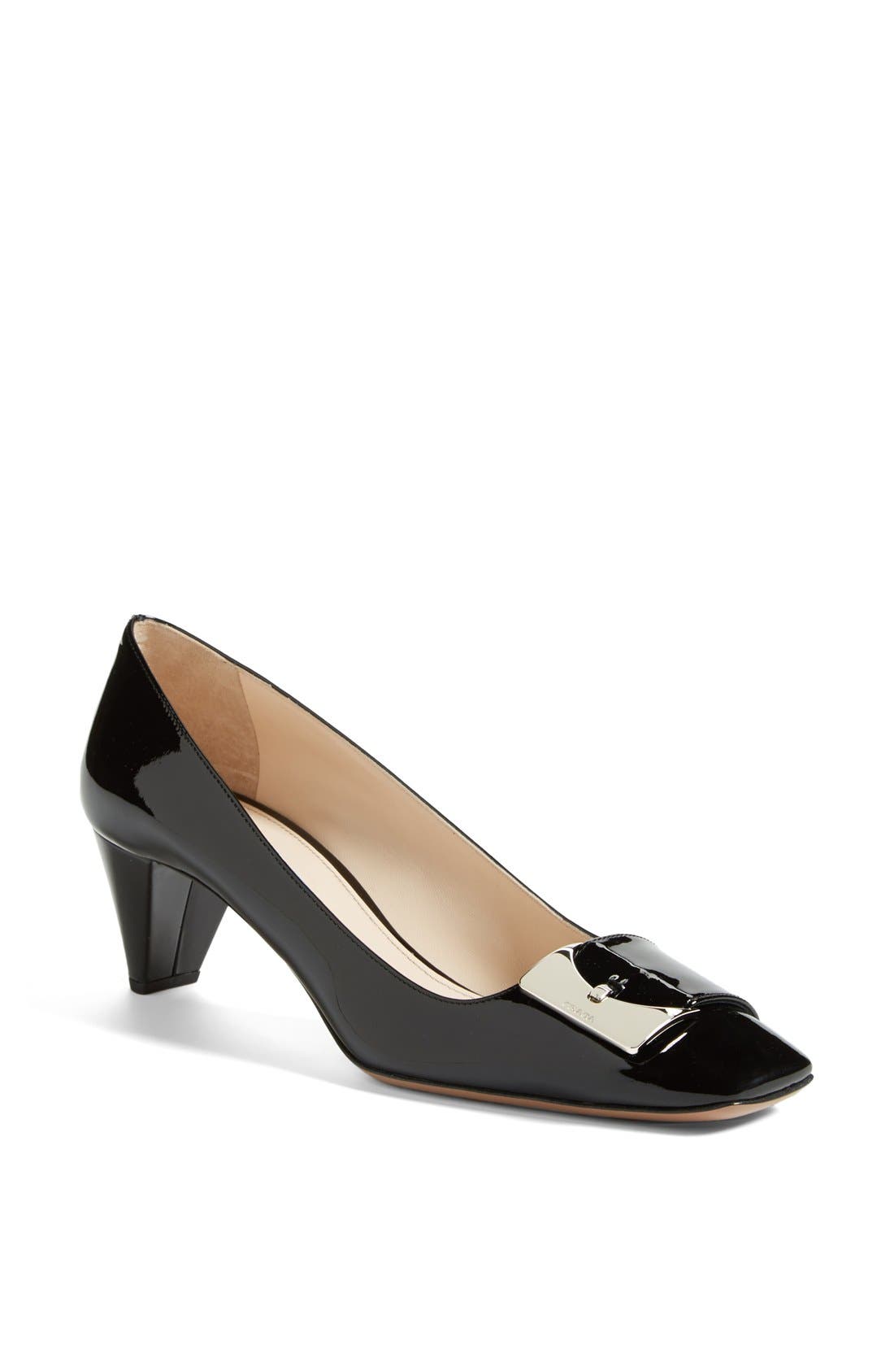 Buckle Pump, Main, color, BLACK