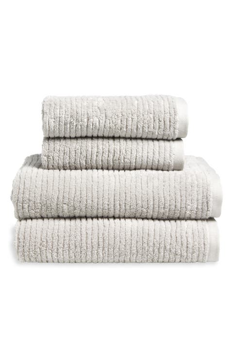 4-Piece Cotton & Modal Blend Towel Set