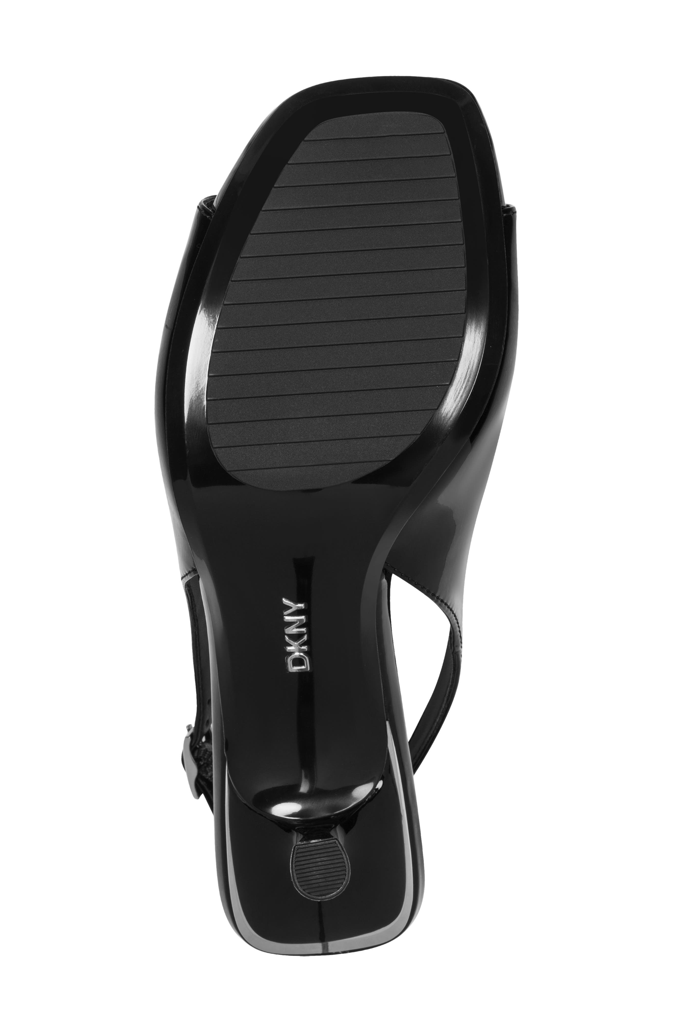 DKNY Niarsa Slingback Sandal, Alternate, color, Black