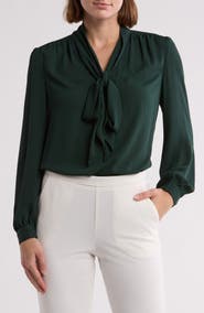 Gemma + Jane Tie Neck Georgette Top