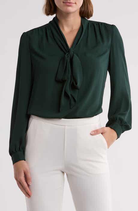 Tie Neck Georgette Top